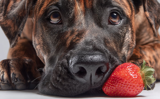 Må hunde spise jordbær? Her er det saftige svar